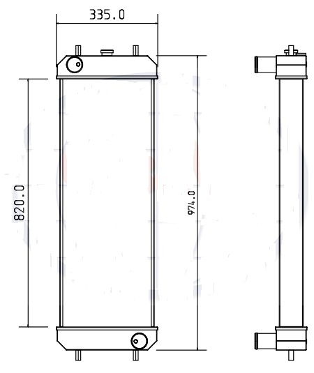 HITACHI HITACHI ZX160-LC3 ZX180-LC3 4642152 - Radiators - Ekskavators: foto 3 HITACHI HITACHI ZX160-LC3 ZX180-LC3 4642152 - Radiators - Ekskavators: foto 3