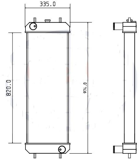 Hitachi HITACHI ZX160-LC3 ZX180-LC3 4642152 - Radiators: foto 2 Hitachi HITACHI ZX160-LC3 ZX180-LC3 4642152 - Radiators: foto 2