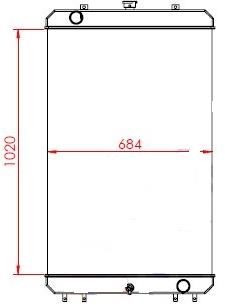 RADIATORE HITACHI ZW250.3 -LCH 263H2-12502 - Radiators: foto 1 RADIATORE HITACHI ZW250.3 -LCH 263H2-12502 - Radiators: foto 1