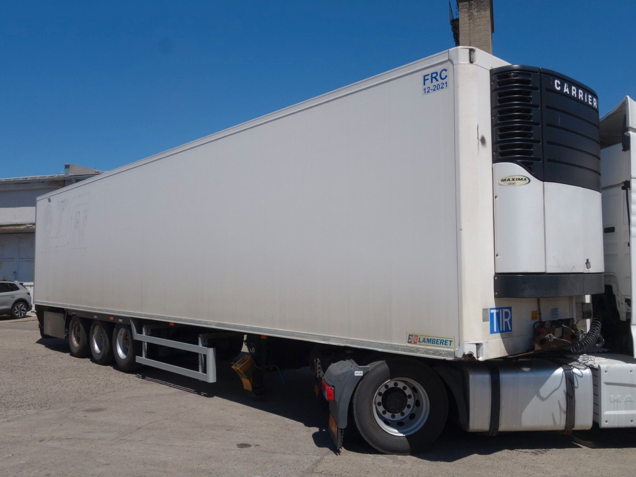 Lamberet LVF S3 mit Carrier 1300, 2.400 BtS. - Puspiekabe refrižerators: foto 2 Lamberet LVF S3 mit Carrier 1300, 2.400 BtS. - Puspiekabe refrižerators: foto 2