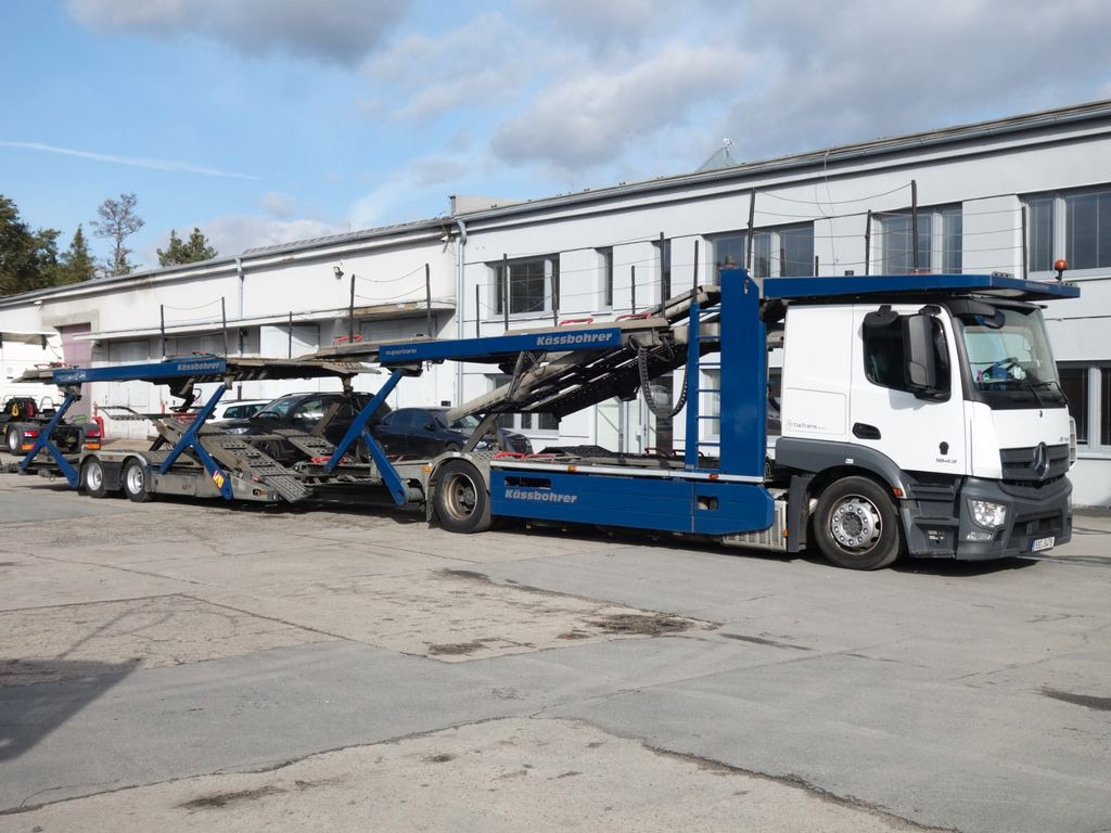 Mercedes-Benz Actros 1843 mit Kässbohrer Supertrans/Supertrans - Autovedējs: foto 2 Mercedes-Benz Actros 1843 mit Kässbohrer Supertrans/Supertrans - Autovedējs: foto 2