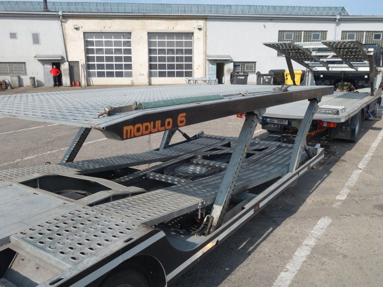 Mercedes-Benz Atego 1530 mit Anhänger für 7 PKW - Autovedējs: foto 5 Mercedes-Benz Atego 1530 mit Anhänger für 7 PKW - Autovedējs: foto 5