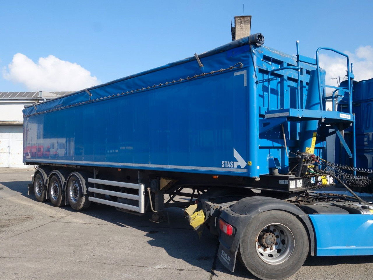 Puspiekabe pašizgāzējs Stas Alu kipper, 50 cm3, Liftachse, SAF, Rollplane: foto 6 Puspiekabe pašizgāzējs Stas Alu kipper, 50 cm3, Liftachse, SAF, Rollplane: foto 6