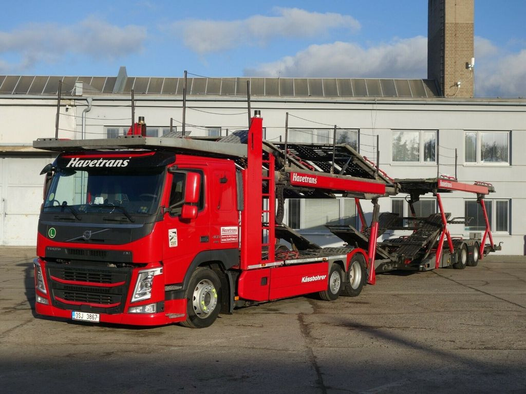 Volvo FM13 460 6x2, Kässbohrer Metago/Supertrans - Autovedējs: foto 1 Volvo FM13 460 6x2, Kässbohrer Metago/Supertrans - Autovedējs: foto 1