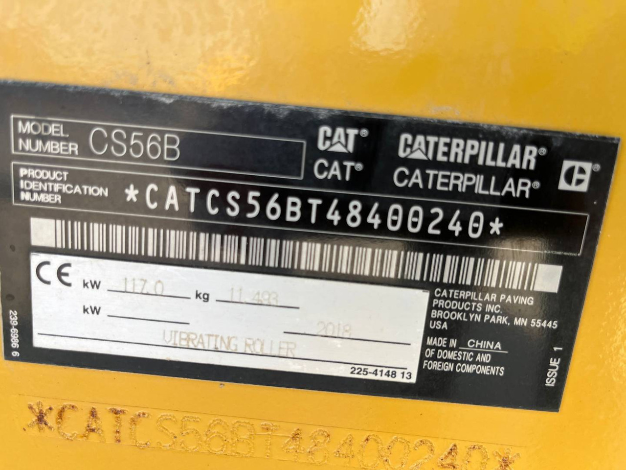 CAT CS56B - Vibrorullis: foto 5 CAT CS56B - Vibrorullis: foto 5