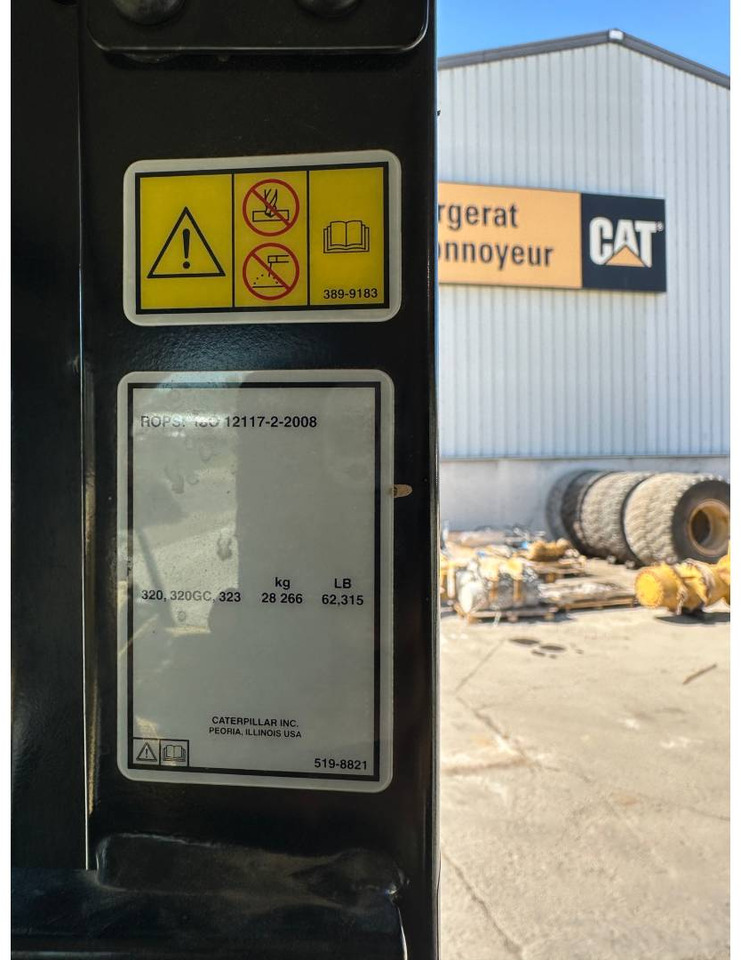 Kāpurķēžu ekskavators CAT 323: foto 13