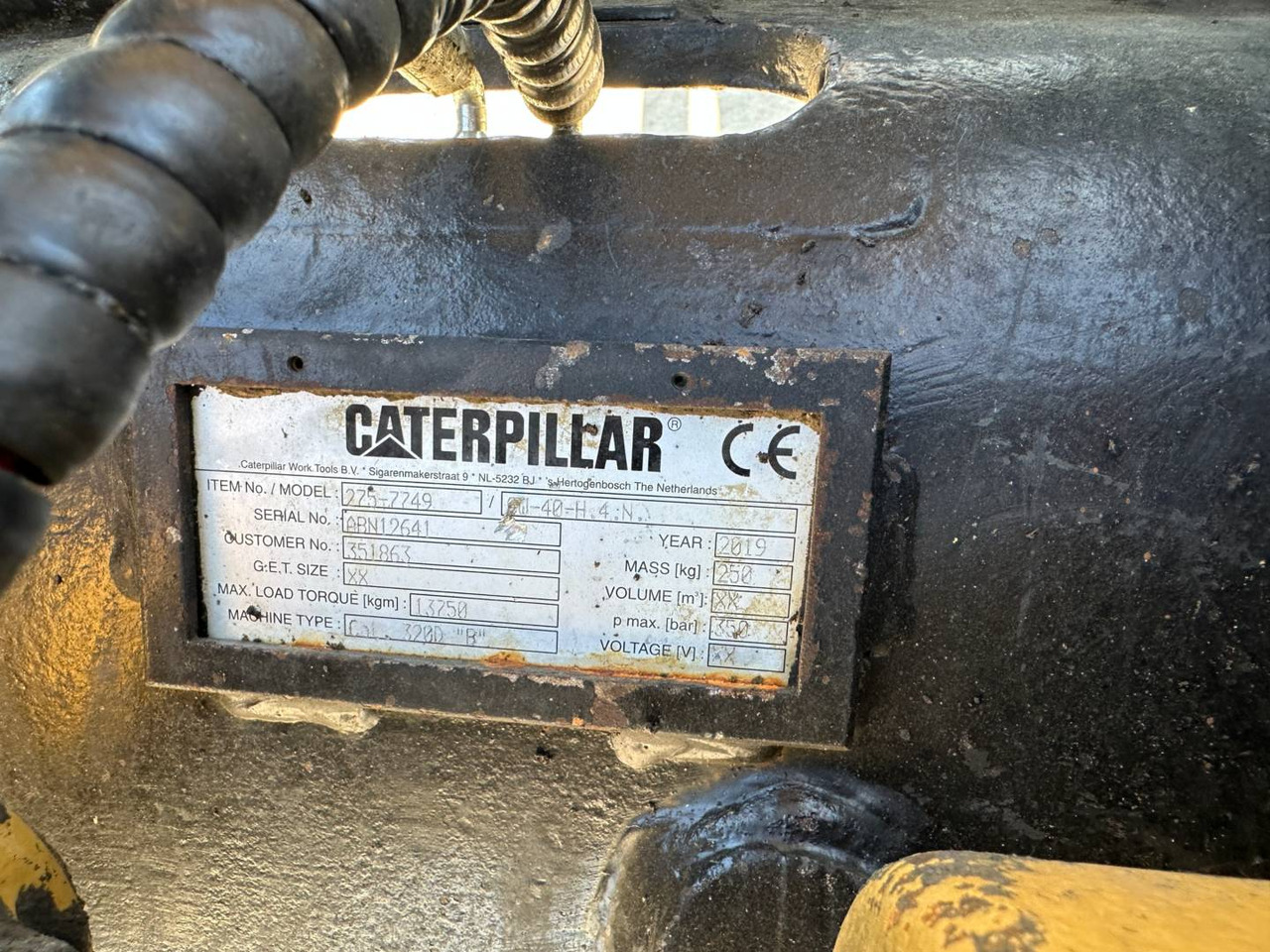 Kāpurķēžu ekskavators CAT 323: foto 17