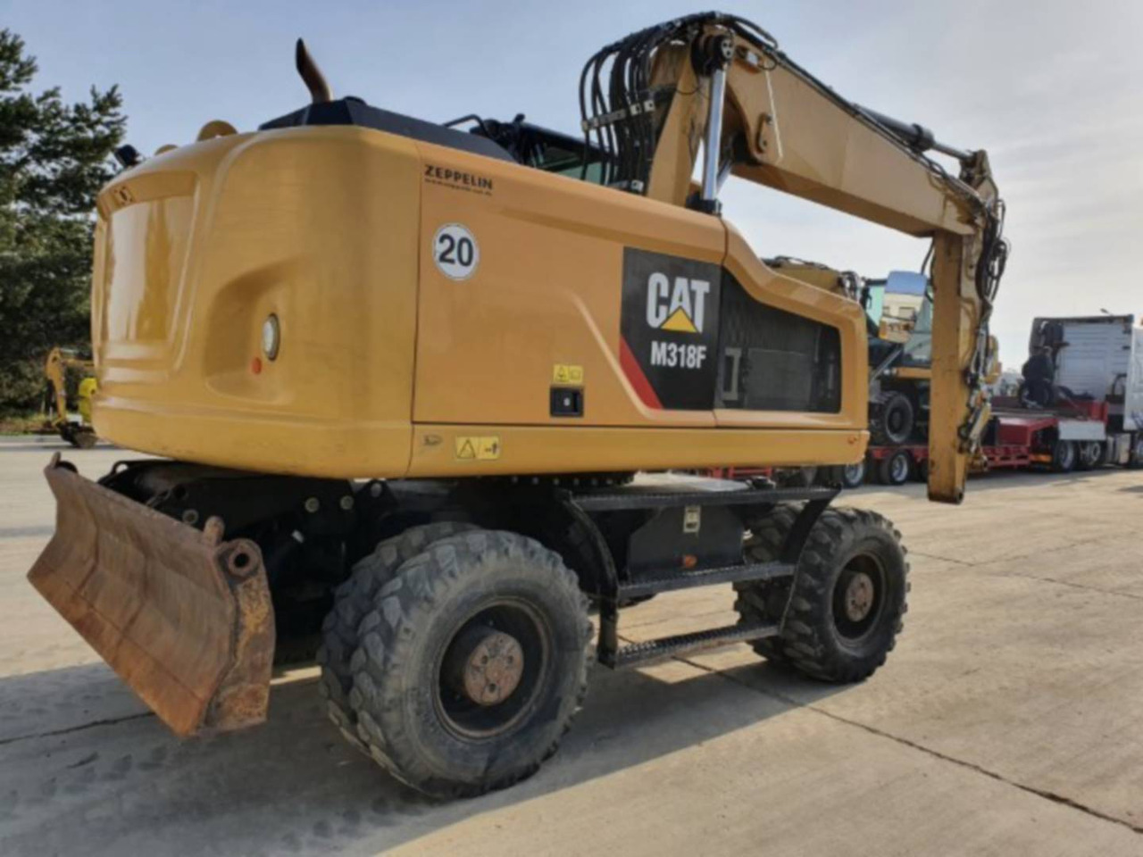 CAT M318F - Riteņu ekskavators: foto 3 CAT M318F - Riteņu ekskavators: foto 3