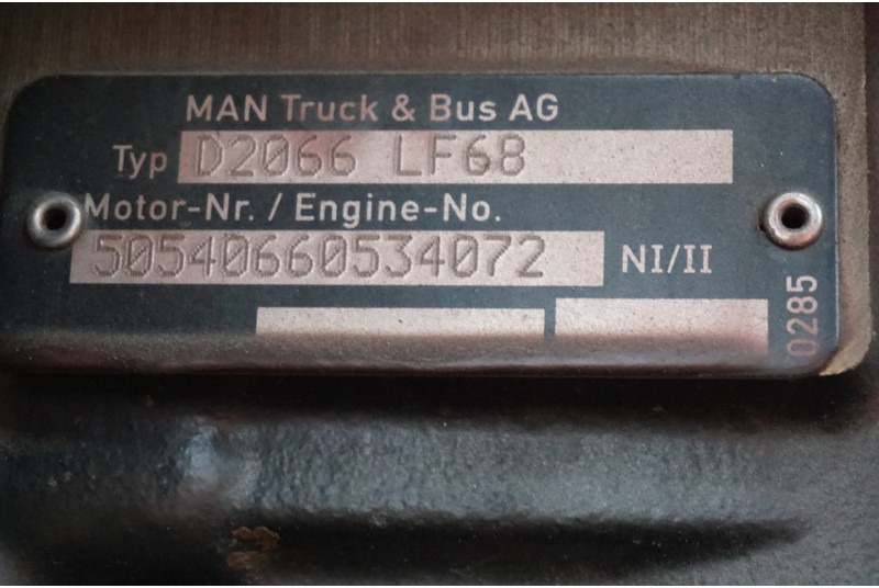 MAN D2066LF68 EURO6 320PS - Dzinējs - Kravas automašīna: foto 5 MAN D2066LF68 EURO6 320PS - Dzinējs - Kravas automašīna: foto 5