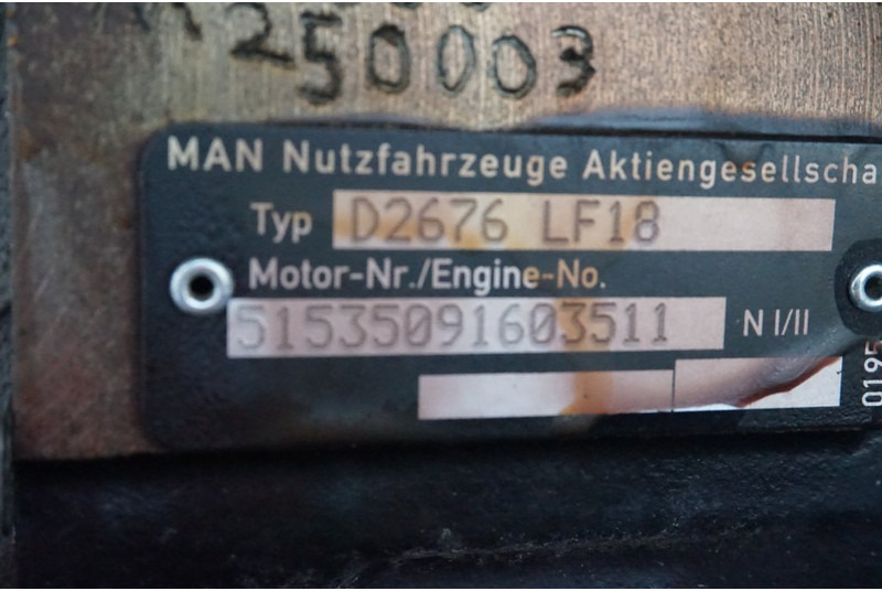 MAN D2676LF18 EURO5 480PS - Dzinējs - Kravas automašīna: foto 5 MAN D2676LF18 EURO5 480PS - Dzinējs - Kravas automašīna: foto 5