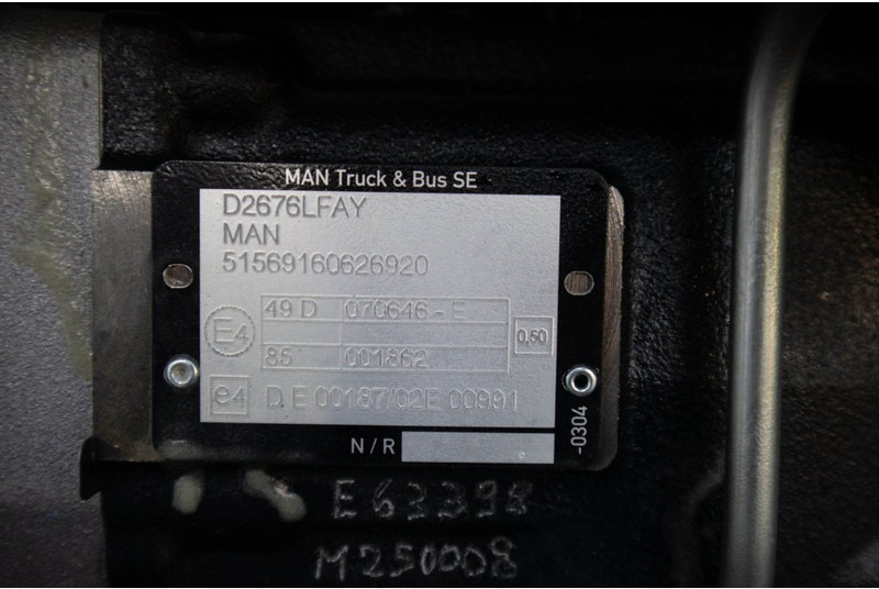 MAN D2676LFAY EURO6D 480PS - Dzinējs - Kravas automašīna: foto 5 MAN D2676LFAY EURO6D 480PS - Dzinējs - Kravas automašīna: foto 5