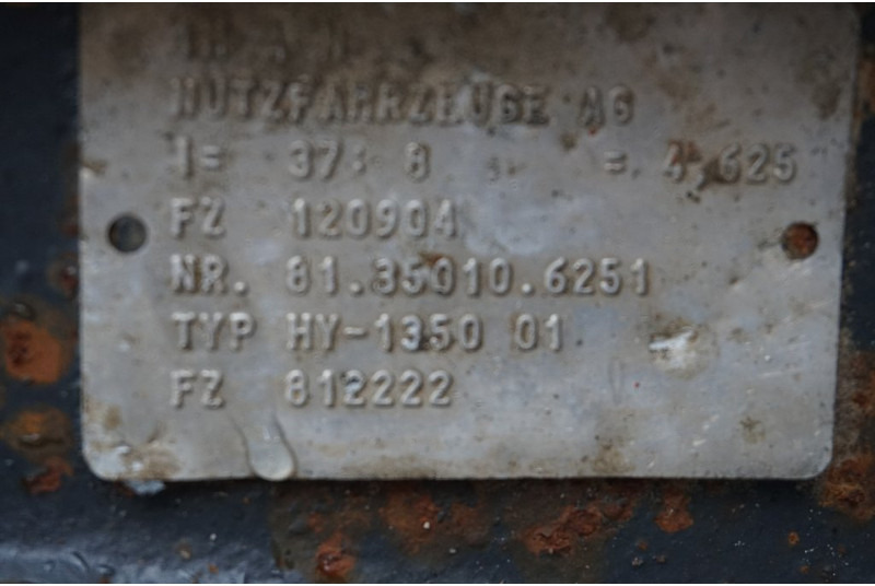 MAN HY-1350-01 37/8 - Aizmugurējā ass - Kravas automašīna: foto 4 MAN HY-1350-01 37/8 - Aizmugurējā ass - Kravas automašīna: foto 4