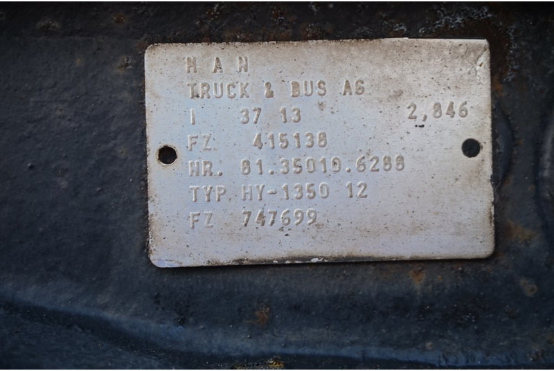 MAN HY-1350-12 37/13 - Aizmugurējā ass - Kravas automašīna: foto 4 MAN HY-1350-12 37/13 - Aizmugurējā ass - Kravas automašīna: foto 4