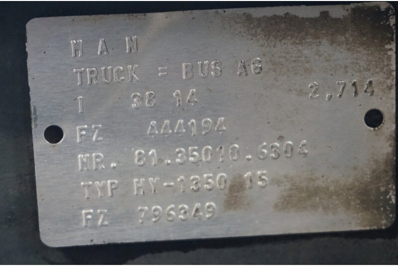 MAN HY-1350-15 38/14 - Aizmugurējā ass - Kravas automašīna: foto 4 MAN HY-1350-15 38/14 - Aizmugurējā ass - Kravas automašīna: foto 4