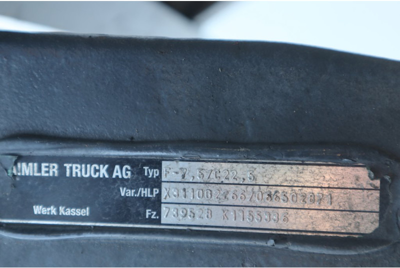 Mercedes-Benz F-7.5/C22.5 739528K115539 - Priekšējā ass - Kravas automašīna: foto 3 Mercedes-Benz F-7.5/C22.5 739528K115539 - Priekšējā ass - Kravas automašīna: foto 3