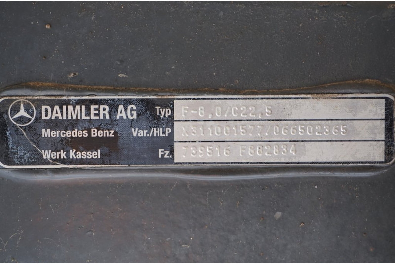 Mercedes-Benz F-8/C22.5 RECHT - Priekšējā ass - Kravas automašīna: foto 2 Mercedes-Benz F-8/C22.5 RECHT - Priekšējā ass - Kravas automašīna: foto 2