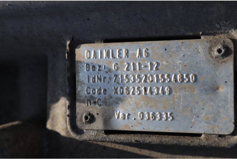 Mercedes-Benz G211-12KL MP4 OM470 715.352.01.554850 - Pārnesumkārba - Kravas automašīna: foto 5 Mercedes-Benz G211-12KL MP4 OM470 715.352.01.554850 - Pārnesumkārba - Kravas automašīna: foto 5