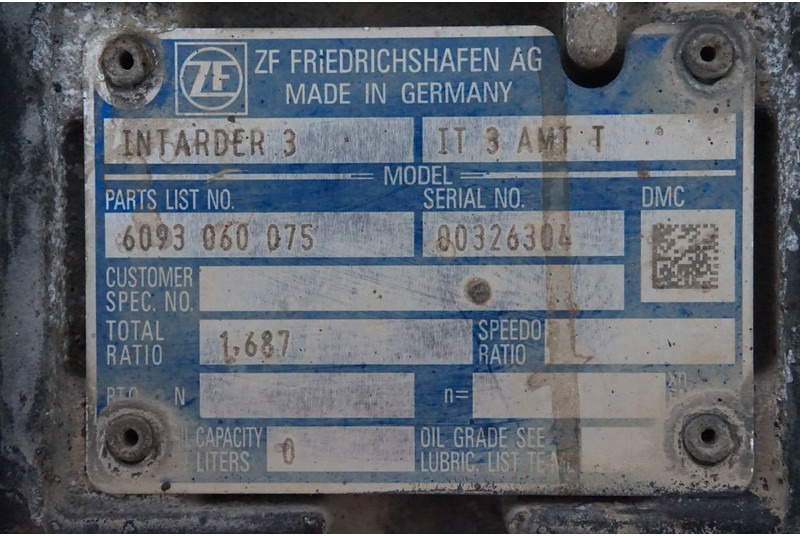 ZF 12AS2331TD+IT3 81.32004-6389 - Pārnesumkārba - Kravas automašīna: foto 5 ZF 12AS2331TD+IT3 81.32004-6389 - Pārnesumkārba - Kravas automašīna: foto 5