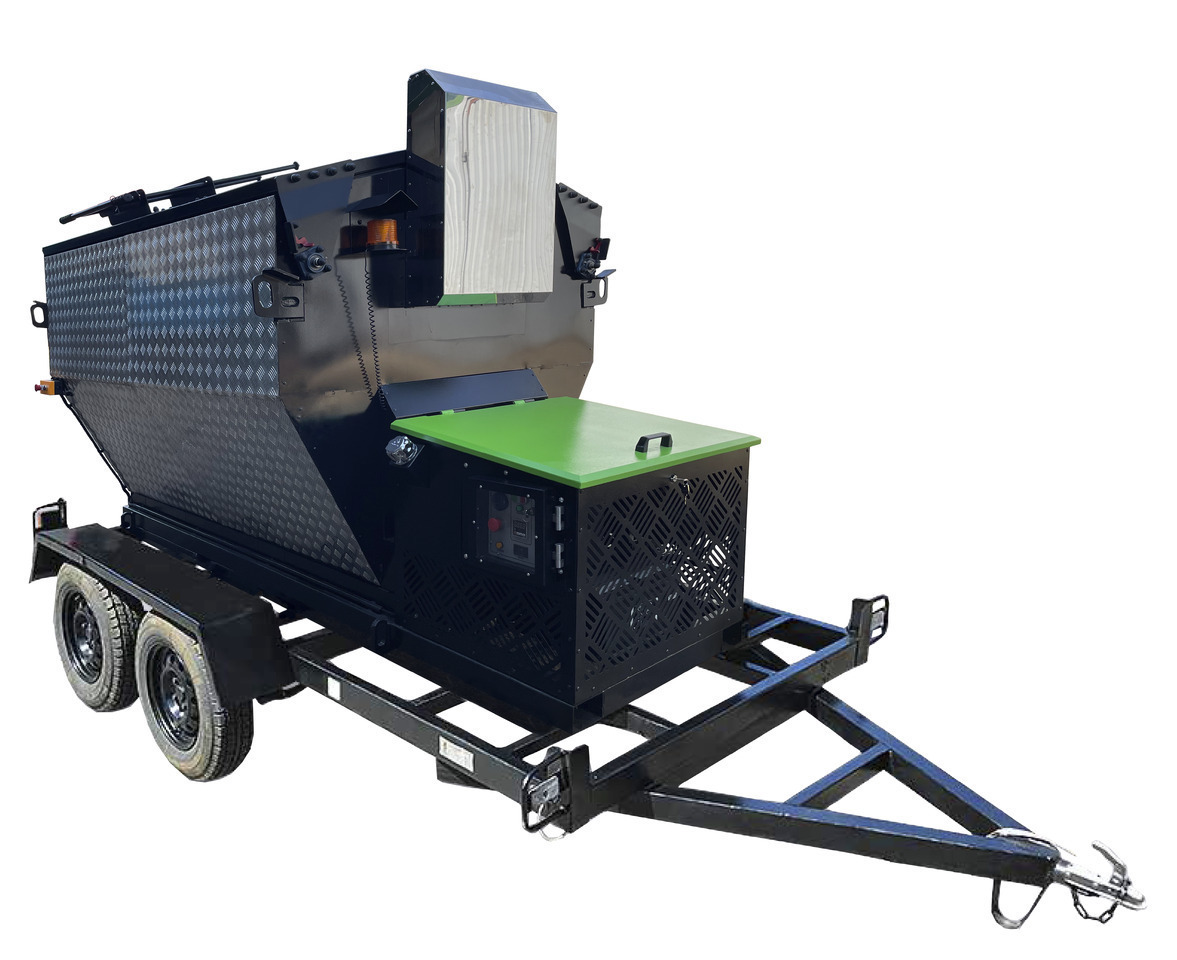 TICAB Asphalt Hot Box from the Manufacturer for 2,8 t, termiskais bunkurs asfaltam HB-2 - Asfalta ieklāšanas tehnika: foto 2 TICAB Asphalt Hot Box from the Manufacturer for 2,8 t, termiskais bunkurs asfaltam HB-2 - Asfalta ieklāšanas tehnika: foto 2