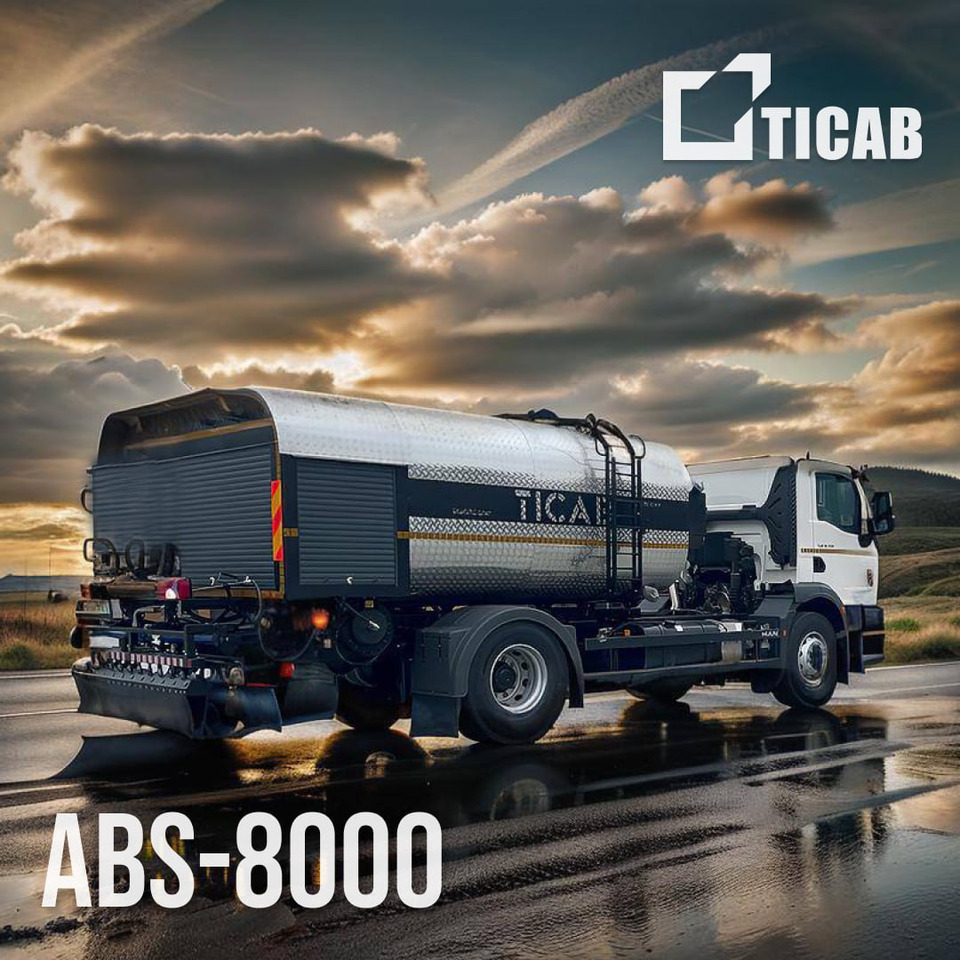 TICAB Аutonomous Asphalt Sprayer 8000 L, Asphalt Distributor, Manufacturer - Betona sūknis: foto 3 TICAB Аutonomous Asphalt Sprayer 8000 L, Asphalt Distributor, Manufacturer - Betona sūknis: foto 3