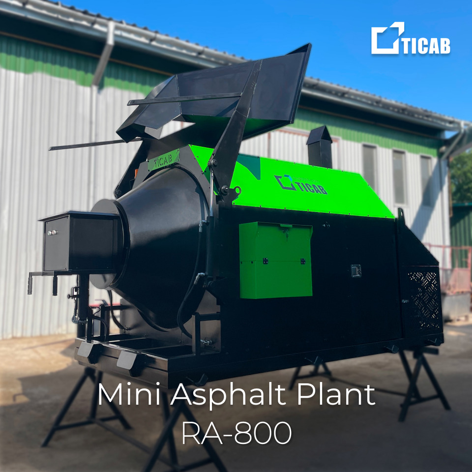 TICAB New Mini-asphalt plant, Asphalt Recycler, Manufacturer, 2.0 t per hour - Asfalta rūpnīca: foto 1 TICAB New Mini-asphalt plant, Asphalt Recycler, Manufacturer, 2.0 t per hour - Asfalta rūpnīca: foto 1