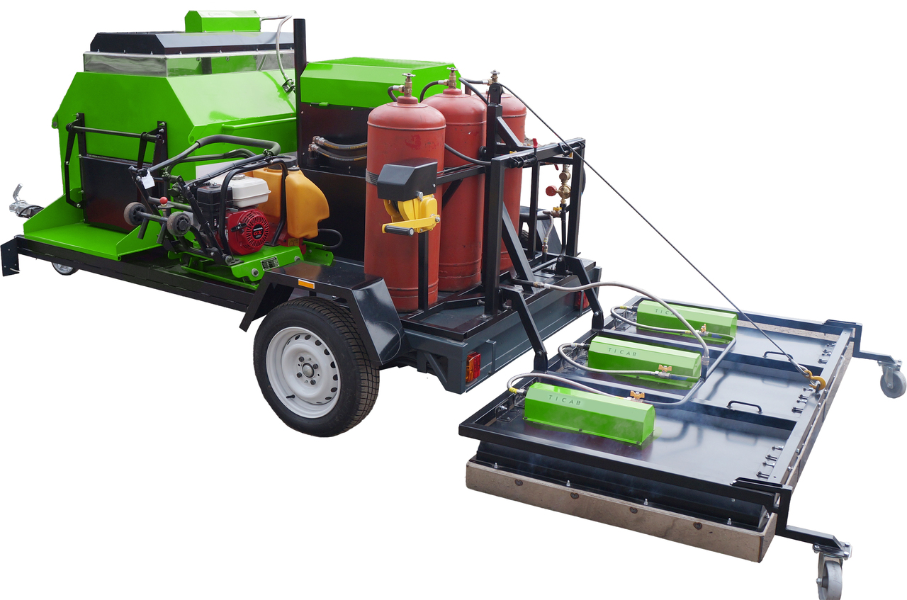 TICAB New Pothole Patching Machine, Asphalt Infrared Patching, Manufacturer, MIRA-3 - Asfalta ieklāšanas tehnika: foto 3 TICAB New Pothole Patching Machine, Asphalt Infrared Patching, Manufacturer, MIRA-3 - Asfalta ieklāšanas tehnika: foto 3