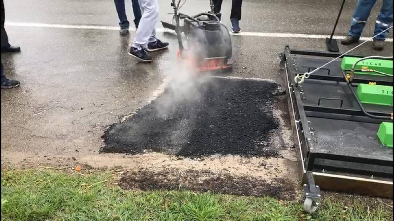 Jaunā Asfalta ieklāšanas tehnika TICAB New Pothole Patching Machine, Asphalt Infrared Patching, Manufacturer, MIRA-3: foto 7