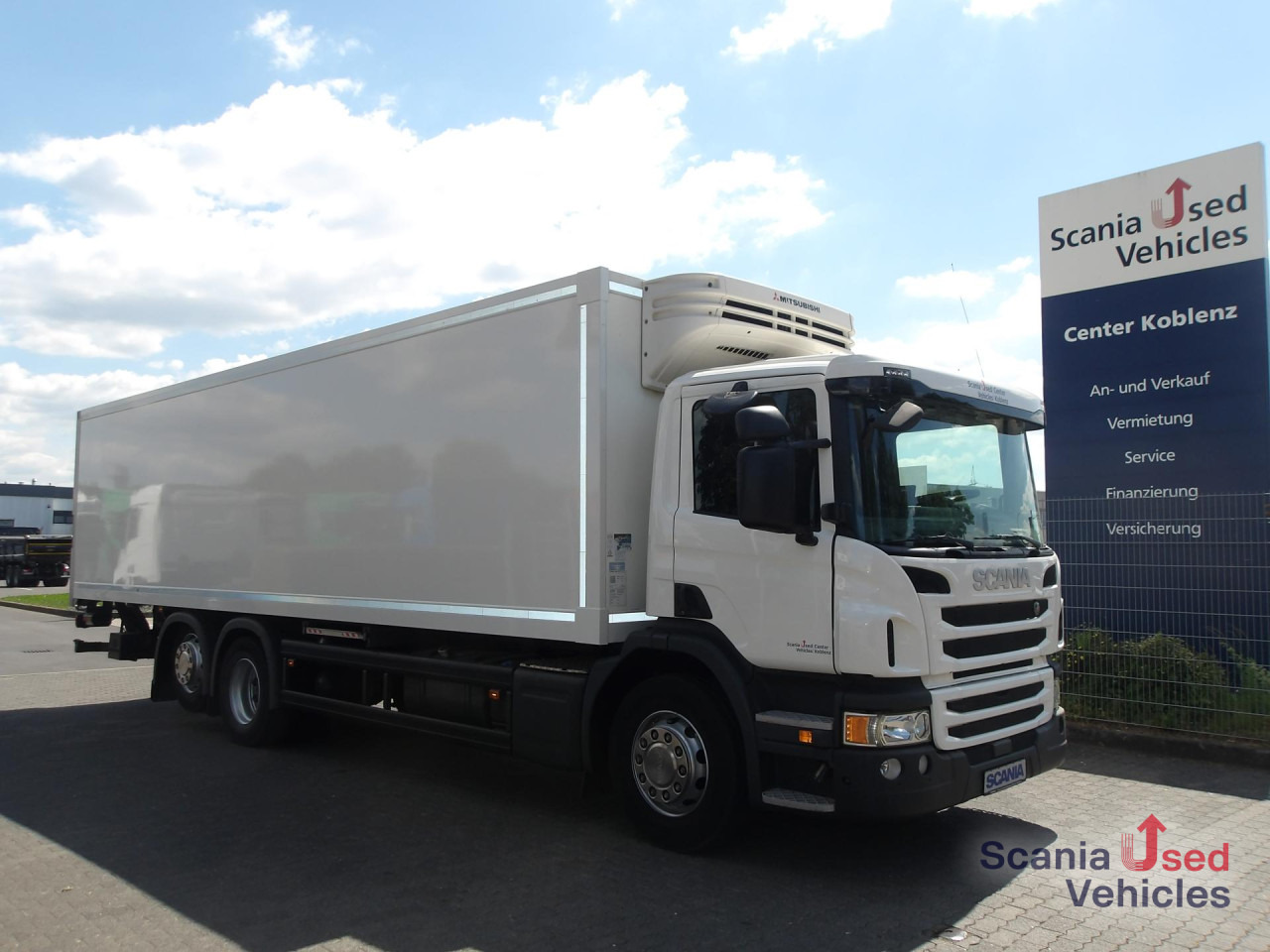 SCANIA P280 - 6x2*4 - KÜHLKOFFER 9m - MITSUBISHI - Kravas automašīna refrižerators: foto 1 SCANIA P280 - 6x2*4 - KÜHLKOFFER 9m - MITSUBISHI - Kravas automašīna refrižerators: foto 1