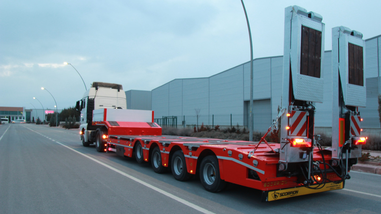 Scorpion Trailer NEW 4 AXLE LOWBED SEMI TRAILER (MANUFACTURER COMPANY) - Puspiekabe zema profila platforma: foto 2 Scorpion Trailer NEW 4 AXLE LOWBED SEMI TRAILER (MANUFACTURER COMPANY) - Puspiekabe zema profila platforma: foto 2