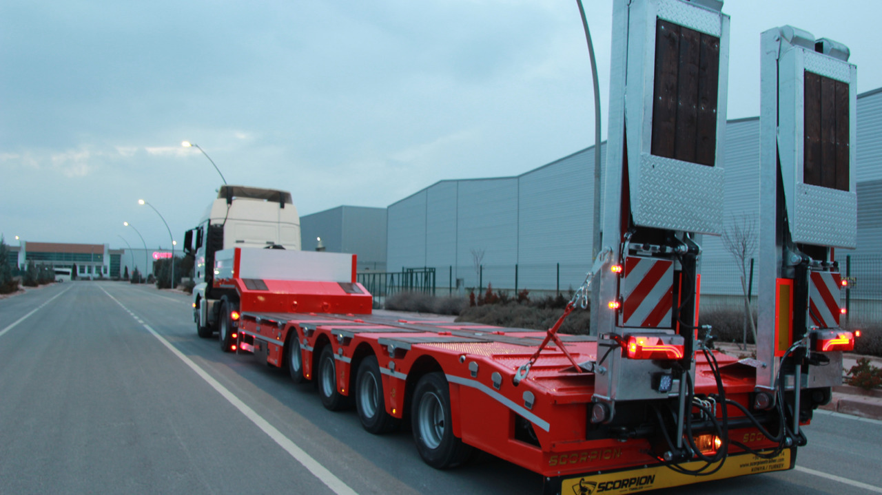 Scorpion Trailer NEW 4 AXLE LOWBED SEMI TRAILER (MANUFACTURER COMPANY) - Puspiekabe zema profila platforma: foto 4 Scorpion Trailer NEW 4 AXLE LOWBED SEMI TRAILER (MANUFACTURER COMPANY) - Puspiekabe zema profila platforma: foto 4