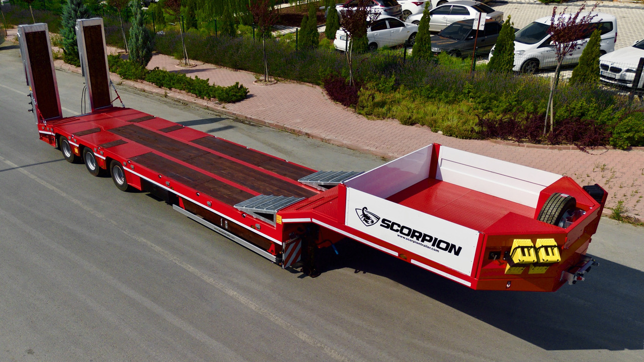 Scorpion Trailer SCORPION TRAILER NEW 3 AXLE LWOBED SEMI TRAILER (MANUFACTURER COMPANY) - Puspiekabe zema profila platforma: foto 4 Scorpion Trailer SCORPION TRAILER NEW 3 AXLE LWOBED SEMI TRAILER (MANUFACTURER COMPANY) - Puspiekabe zema profila platforma: foto 4