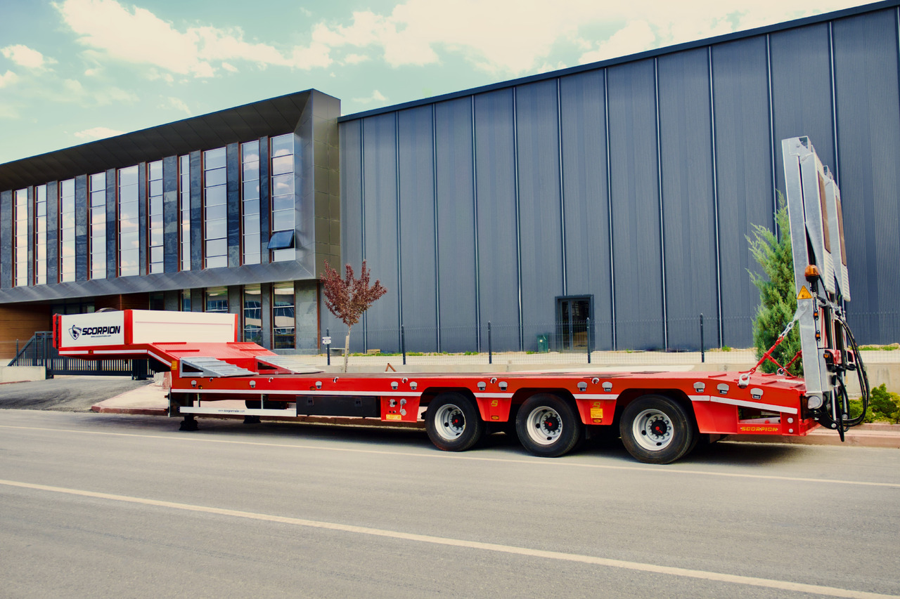 Scorpion Trailer SCORPION TRAILER NEW 3 AXLE LWOBED SEMI TRAILER (MANUFACTURER COMPANY) - Puspiekabe zema profila platforma: foto 2 Scorpion Trailer SCORPION TRAILER NEW 3 AXLE LWOBED SEMI TRAILER (MANUFACTURER COMPANY) - Puspiekabe zema profila platforma: foto 2