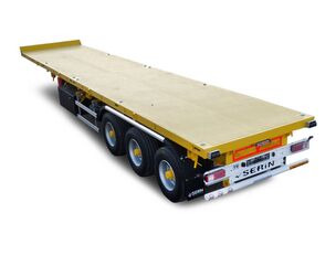SERIN Flat-Bed Semitrailer - Bortu puspiekabe/ Platforma: foto 1 SERIN Flat-Bed Semitrailer - Bortu puspiekabe/ Platforma: foto 1