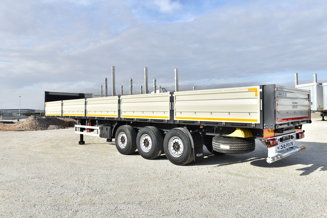 SERIN General Cargo Semi Trailer - Bortu puspiekabe/ Platforma: foto 1 SERIN General Cargo Semi Trailer - Bortu puspiekabe/ Platforma: foto 1