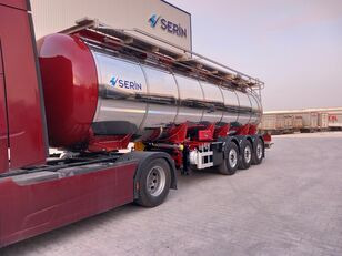 SERIN Stainless Steel Tanker 32 m³ - Puspiekabe cisterna: foto 1 SERIN Stainless Steel Tanker 32 m³ - Puspiekabe cisterna: foto 1
