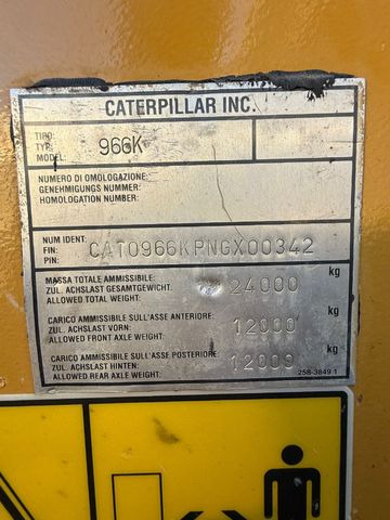 Riteņu iekrāvējs CAT 966 KXE, 18650hours, SWISS: foto 6 Riteņu iekrāvējs CAT 966 KXE, 18650hours, SWISS: foto 6