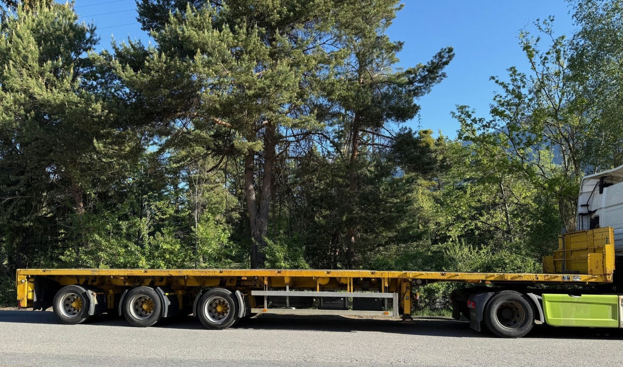 Goldhofer SPZ DL 3-36/80A, 56ton Goldhofer SPZ DL 3-36/80A, 56ton, 7m teleskop - Puspiekabe zema profila platforma: foto 1 Goldhofer SPZ DL 3-36/80A, 56ton Goldhofer SPZ DL 3-36/80A, 56ton, 7m teleskop - Puspiekabe zema profila platforma: foto 1