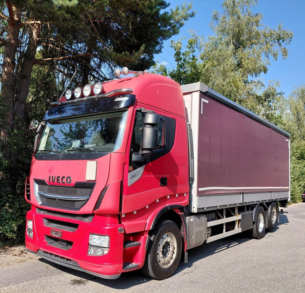 Iveco 260S42 Stralis, 6x2, Retarder, Euro 6, 7.80m box - Kravas automašīna ar tentu: foto 3 Iveco 260S42 Stralis, 6x2, Retarder, Euro 6, 7.80m box - Kravas automašīna ar tentu: foto 3