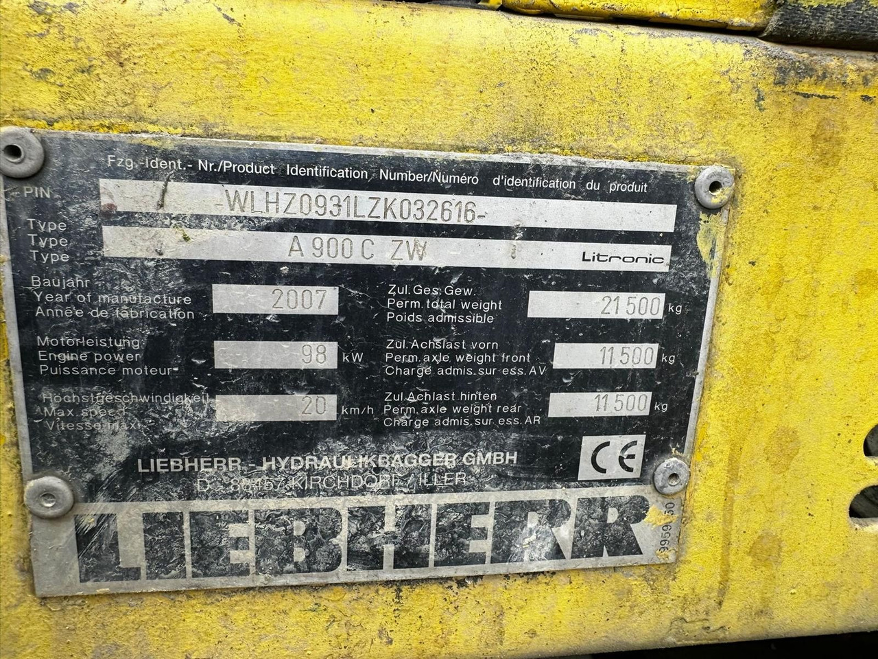 Liebherr A900C ZW Litronic PFS 2, Rail+Road, Gleisbagger - Riteņu ekskavators: foto 3 Liebherr A900C ZW Litronic PFS 2, Rail+Road, Gleisbagger - Riteņu ekskavators: foto 3