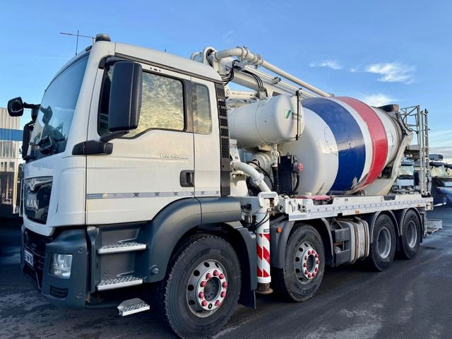 MAN TGS 35.400 8x4, E6, Schwing 24m PUMI - Betona sūknis ar mikseri: foto 1 MAN TGS 35.400 8x4, E6, Schwing 24m PUMI - Betona sūknis ar mikseri: foto 1