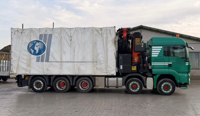 MAN TGS 35.480 10x6,E5,Palfinger PK92002+JIB+winch - Kravas auto ar manipulatoru, Kravas automašīna ar tentu: foto 3 MAN TGS 35.480 10x6,E5,Palfinger PK92002+JIB+winch - Kravas auto ar manipulatoru, Kravas automašīna ar tentu: foto 3