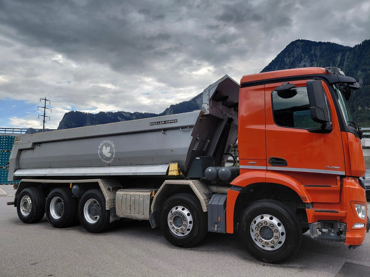 Mercedes-Benz Arocs 4451 10x4, E6, Meiller Dumper, Retarder - Kravas automašīna pašizgāzējs: foto 5 Mercedes-Benz Arocs 4451 10x4, E6, Meiller Dumper, Retarder - Kravas automašīna pašizgāzējs: foto 5