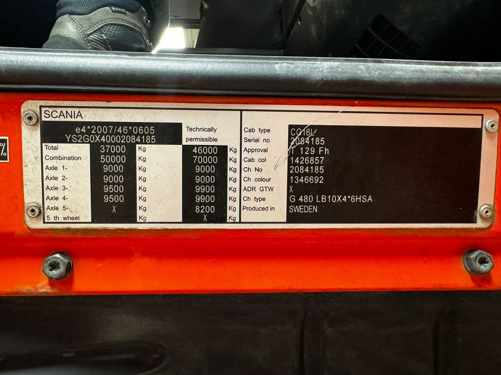 Asenizācijas mašīna Scania G480 LB 10x4 6HSA, Amphitec Vortex G2: foto 14