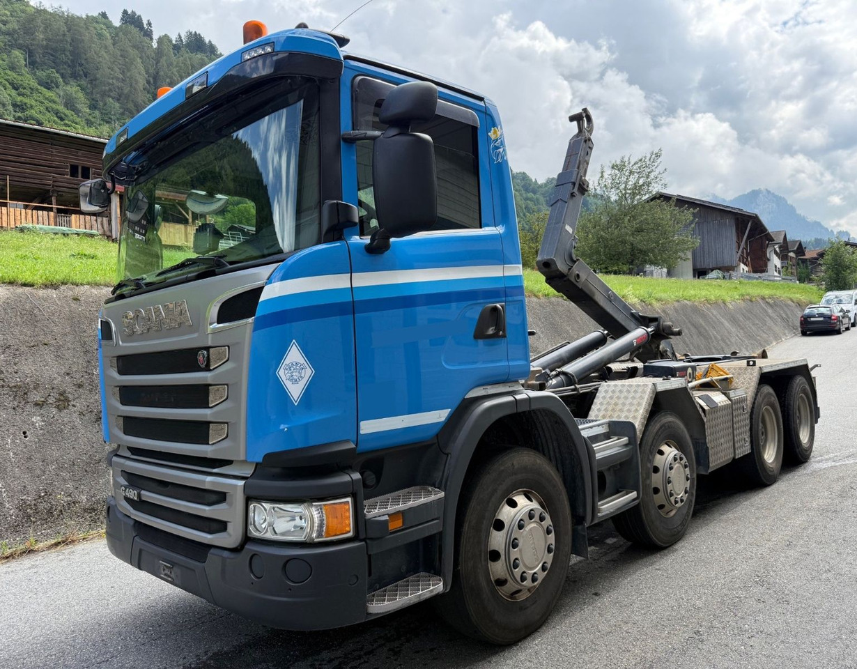 Scania G490 CB 8x4, E6, Retarder, Hiab Multilift 21ton - Pacēlājs ar āķi: foto 1 Scania G490 CB 8x4, E6, Retarder, Hiab Multilift 21ton - Pacēlājs ar āķi: foto 1