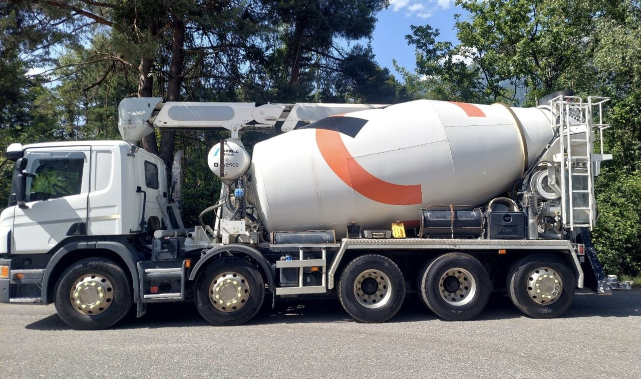Scania P450 LB 10x4,E6,Stetter 10m³,Förderband/belt 16m - Betonvedējs: foto 3 Scania P450 LB 10x4,E6,Stetter 10m³,Förderband/belt 16m - Betonvedējs: foto 3
