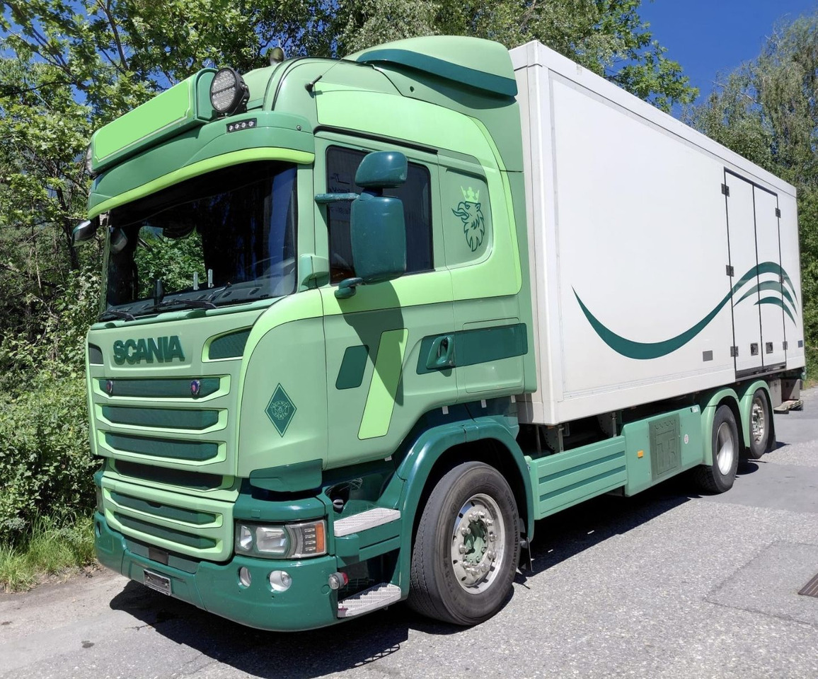 Scania R450 6x2, E6, Thermo King UT 1200, Ladebordwand - Kravas automašīna refrižerators: foto 1 Scania R450 6x2, E6, Thermo King UT 1200, Ladebordwand - Kravas automašīna refrižerators: foto 1