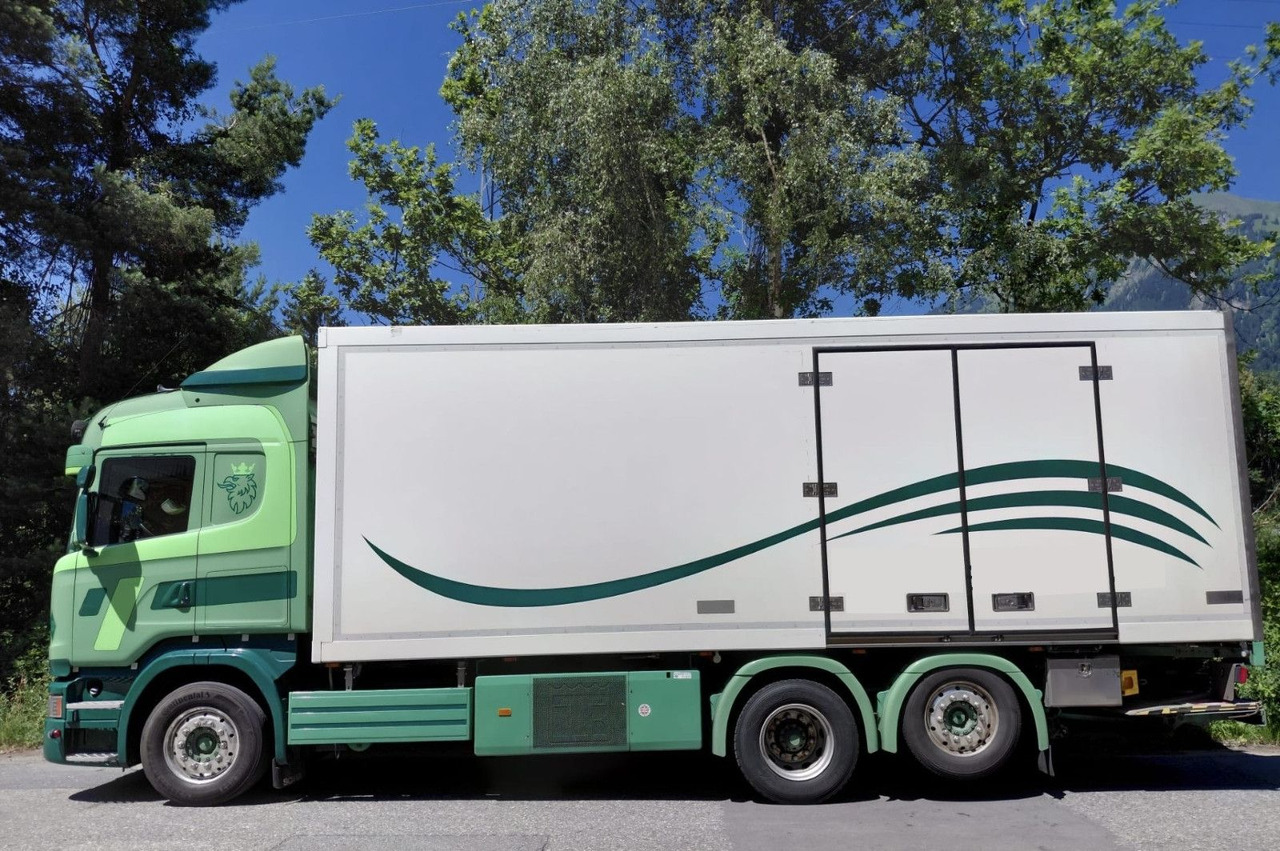 Scania R450 6x2, E6, Thermo King UT 1200, Ladebordwand - Kravas automašīna refrižerators: foto 2 Scania R450 6x2, E6, Thermo King UT 1200, Ladebordwand - Kravas automašīna refrižerators: foto 2
