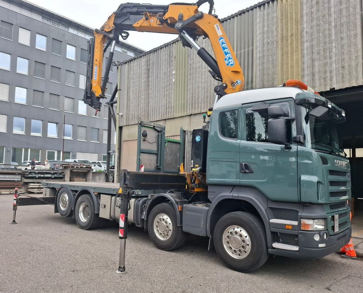 Scania R500 V8 8x2, E5, Effer 585 6S + Flyjib + winch - Kravas auto ar manipulatoru: foto 2 Scania R500 V8 8x2, E5, Effer 585 6S + Flyjib + winch - Kravas auto ar manipulatoru: foto 2