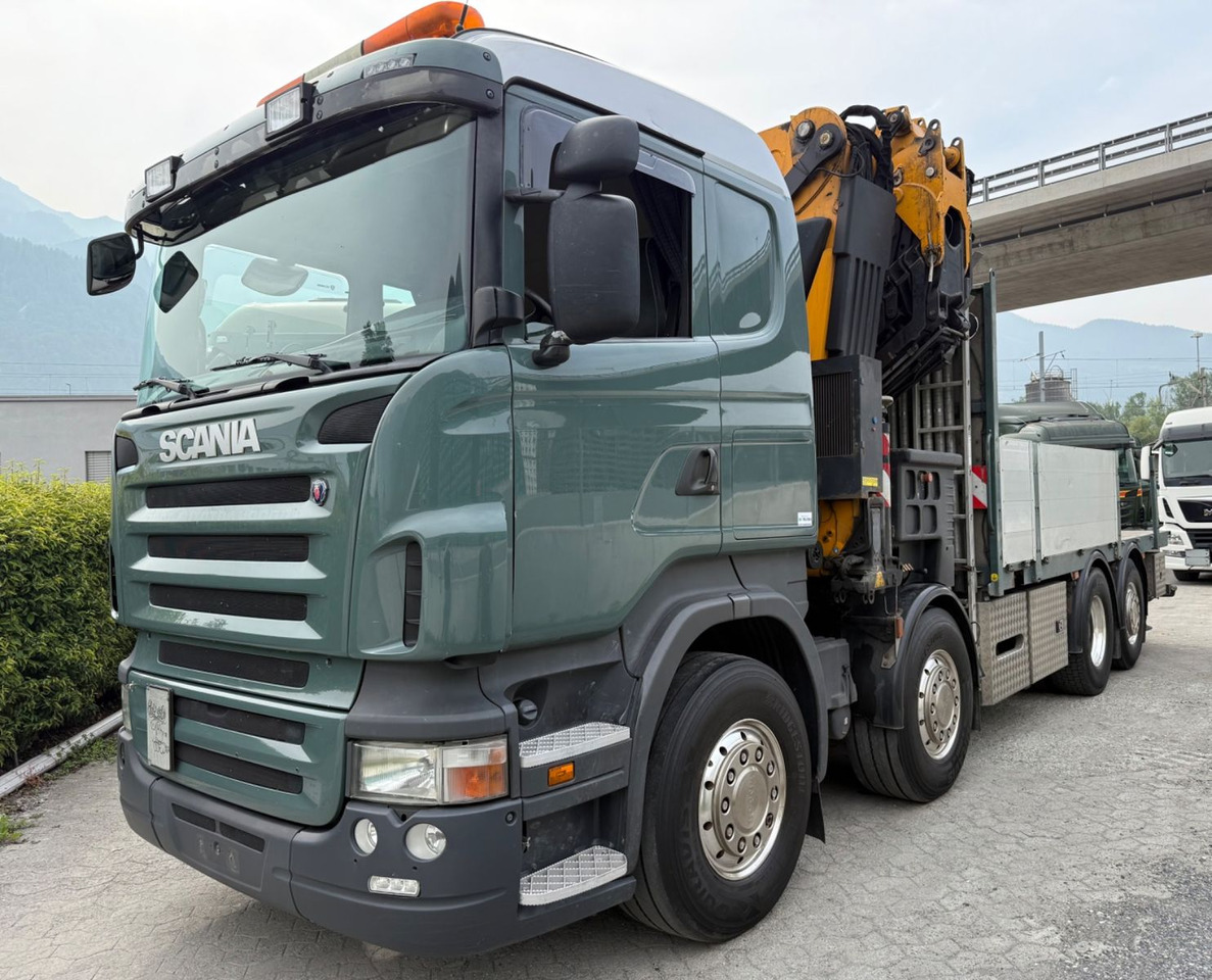 Scania R500 V8 8x2, E5, Effer 585 6S + Flyjib + winch - Kravas auto ar manipulatoru: foto 1 Scania R500 V8 8x2, E5, Effer 585 6S + Flyjib + winch - Kravas auto ar manipulatoru: foto 1