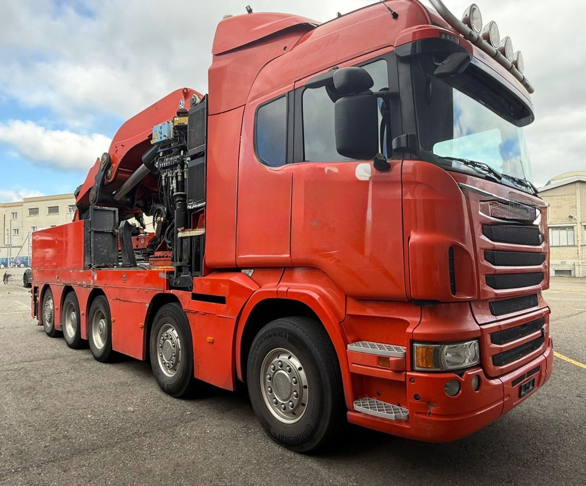 Scania R500 V8 LB10x4, E5, Effer 1750 8S, FLYJIB, 44m - Kravas auto ar manipulatoru: foto 1 Scania R500 V8 LB10x4, E5, Effer 1750 8S, FLYJIB, 44m - Kravas auto ar manipulatoru: foto 1
